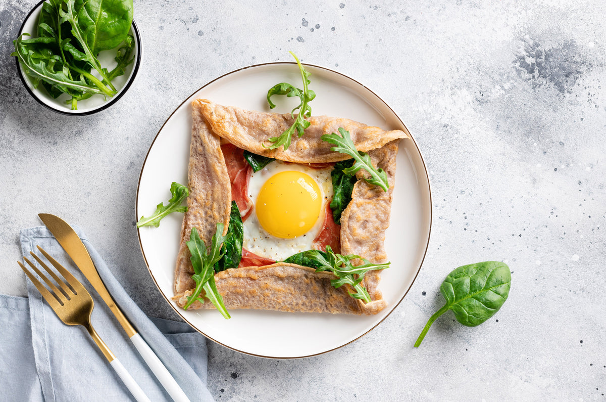 Galette francese con gli utensili da cucina di ONYX Cookware