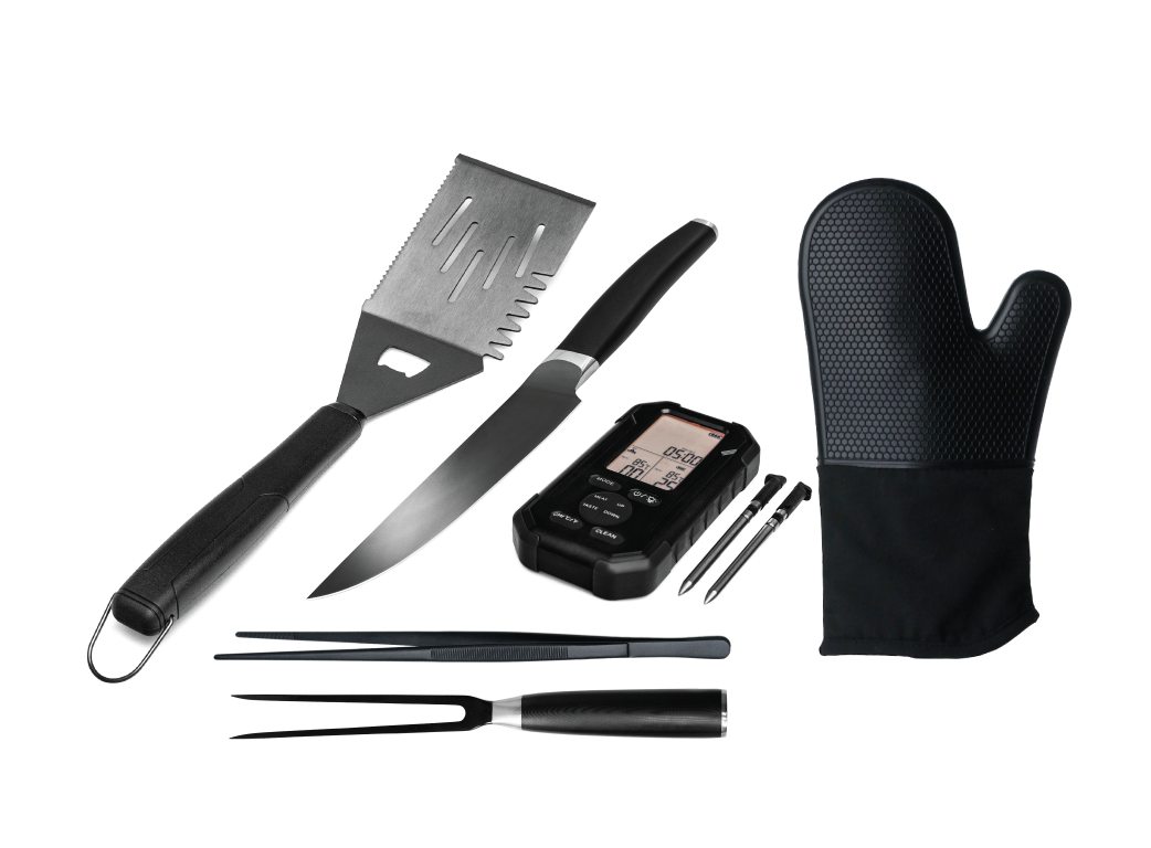 SET BBQ COMPLETO - TERMOMETRO - 1