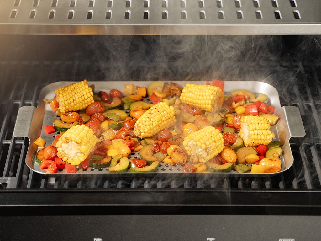VASSOIO BBQ IN ACCIAIO INOSSIDABILE 50×30 CM - 4
