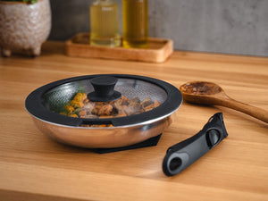 SET DI COPERCHI IN VETRO PER MANICO RIMOVIBILE – 18/24/26/28/30 CM - 6