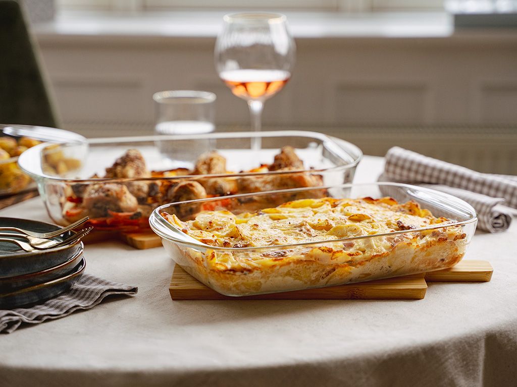 PIROFILA IN VETRO RESISTENTE AL FORNO - 3.6L - 8