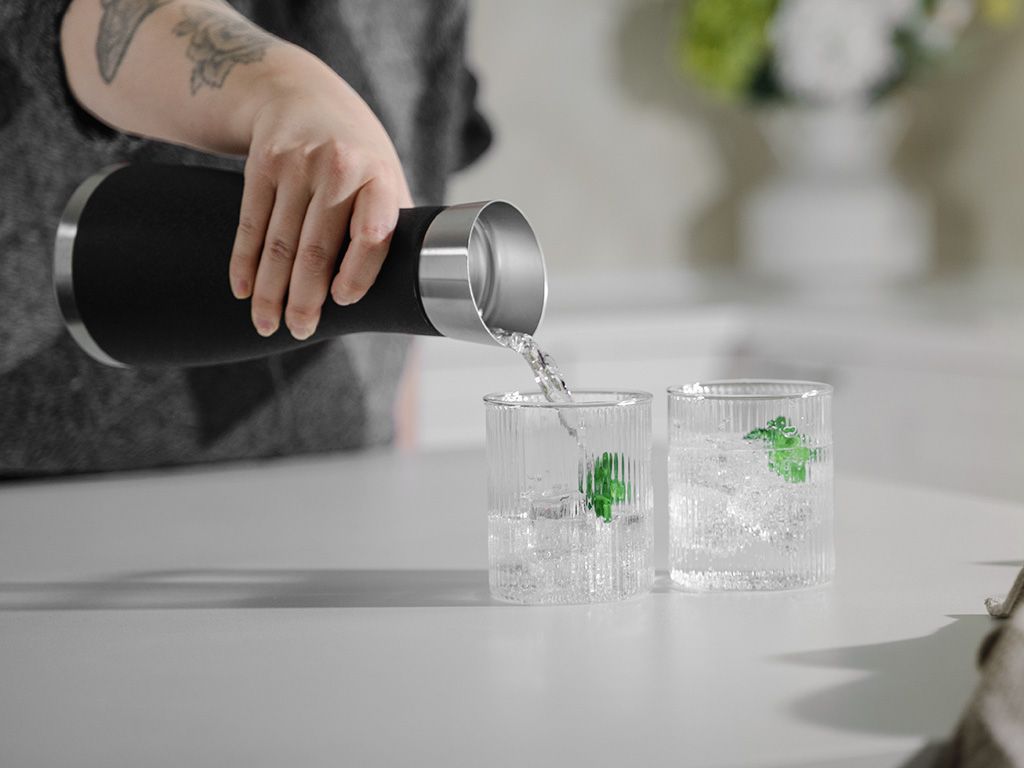 CARAFFA PER ACQUA IN ACCIAIO INOSSIDABILE – 800 ML - 3