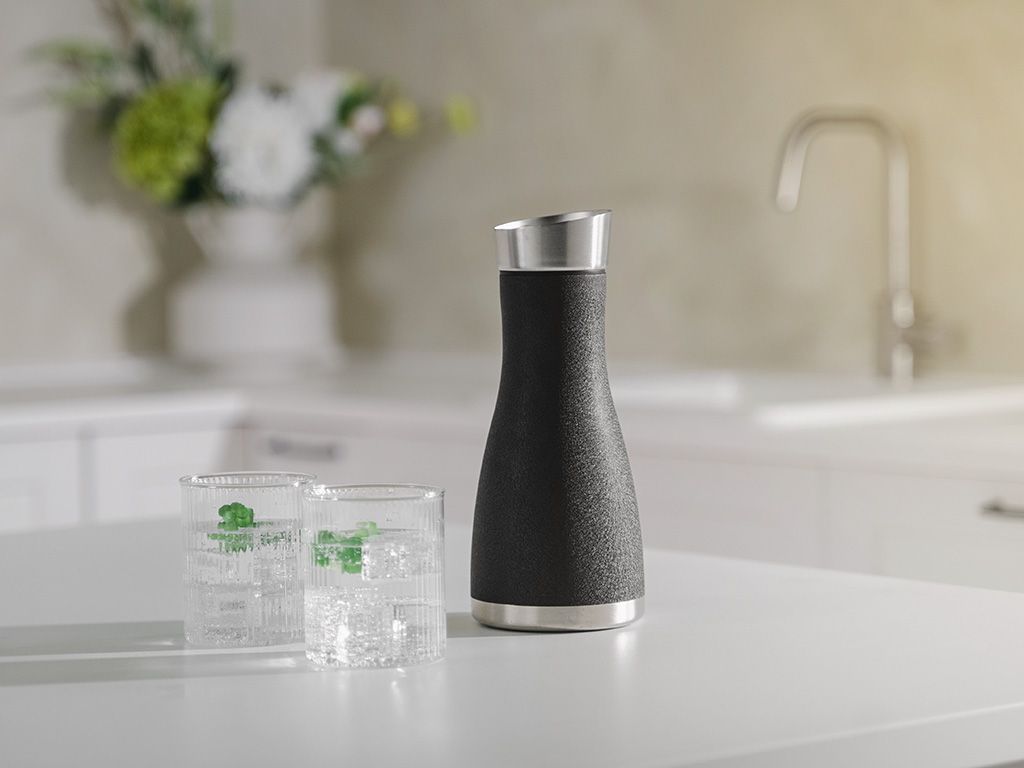 CARAFFA PER ACQUA IN ACCIAIO INOSSIDABILE – 800 ML - 2