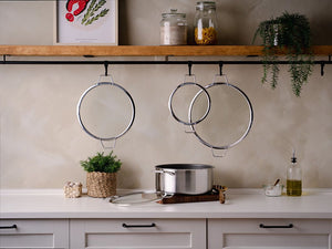 COPERCHI IN VETRO IMPILABILI – 26/ 28 CM – 2 PEZZI - 7