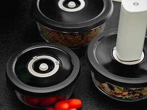 CONTENITORE TONDO IN VETRO SOTTOVUOTO – 635ML - 7