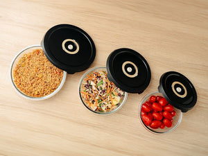 CONTENITORE TONDO IN VETRO SOTTOVUOTO – 635ML - 9