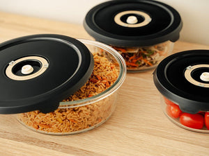 CONTENITORE TONDO IN VETRO SOTTOVUOTO – 635ML - 10