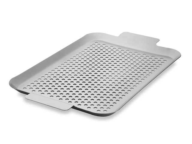 VASSOIO BBQ IN ACCIAIO INOSSIDABILE 43×25 CM - 1