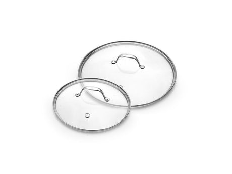 SET COPERCHI IN VETRO 24/30 CM – 2 PEZZI - 1
