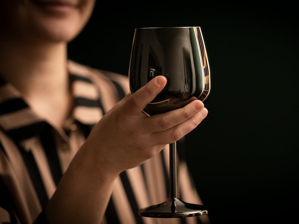 SET DA CALICE DA VINO IN ACCIAIO INOSSIDABILE 4 PEZZI - 6
