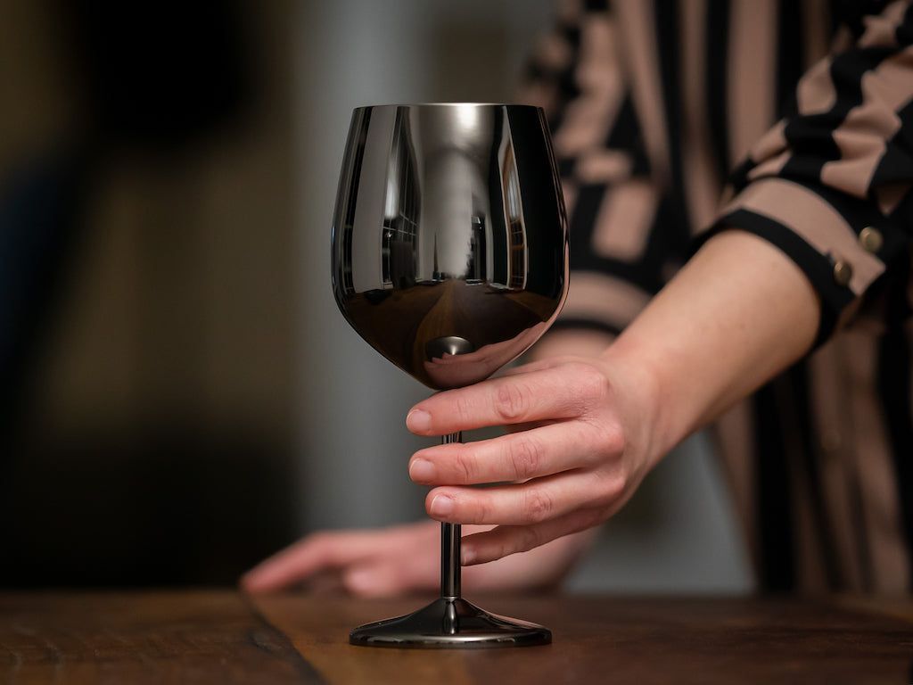 SET DA CALICE DA VINO IN ACCIAIO INOSSIDABILE 4 PEZZI - 8