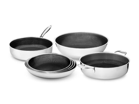 BATTERIA DI CUCINA CON MANICO RIMOVIBILE – 7 PZ - 1