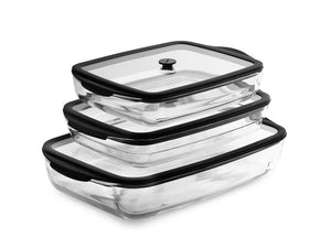 SET DI PIROFILE IN VETRO RESISTENTI AL FORNO - 1