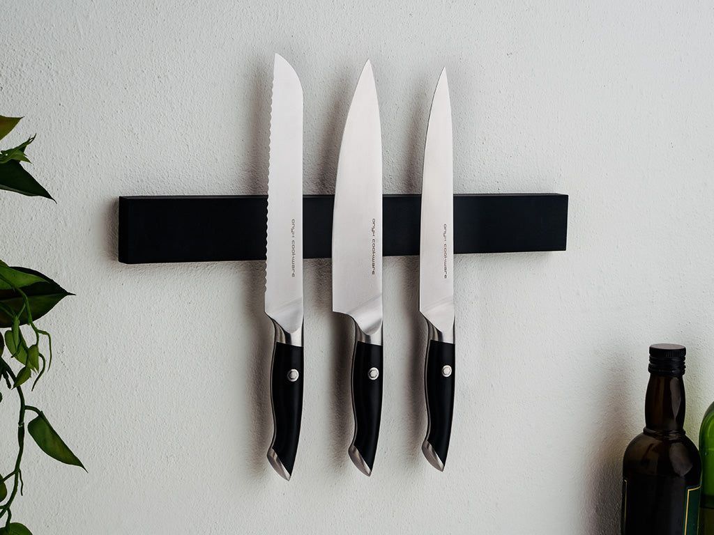 3-PZ COLTELLO DA CHEF-CARNE-PANE SET - 3