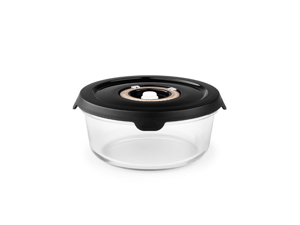 CONTENITORE TONDO IN VETRO SOTTOVUOTO – 635ML - 1